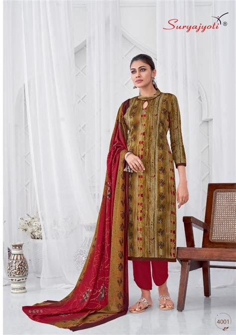 SURYAJYOTI NITYA VOL 4 WHOLESALE FANCY PRINTED DRES'S SUPPLIER