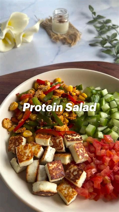 Best 13 High protein salad recipe | weight loss salad | protein diet ...