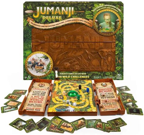 Jumanji Jumanji Deluxe Board Game Spin Master - ToyWiz