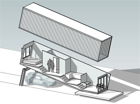 40ft Shipping Container Home Plan