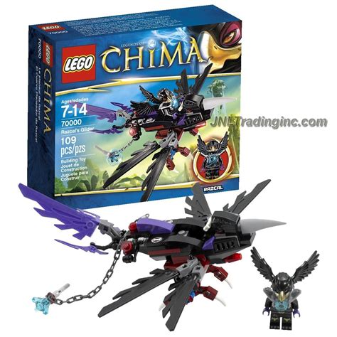 Year 2013 Lego Legends of Chima Series Set 70000 - RAZCAL'S GLIDER with ...