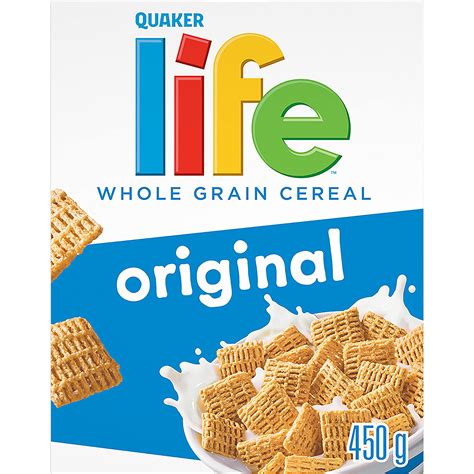Quaker Life Original Whole Grain Cereal 450g 15 87oz Imported ...