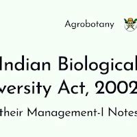 Indian Biological Diversity Act, 2002 | Intellectual Property Rights ...