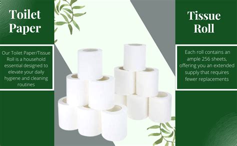 MEHAN'S Toilet Paper/Tissue Roll 2 Ply 12 Rolls Toilet Paper Roll (2 ...