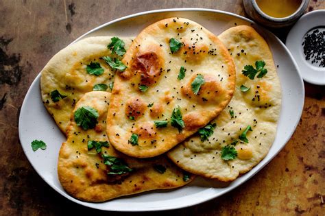 Oven-Baked Naan (Leavened Indian Flatbread) Recipe