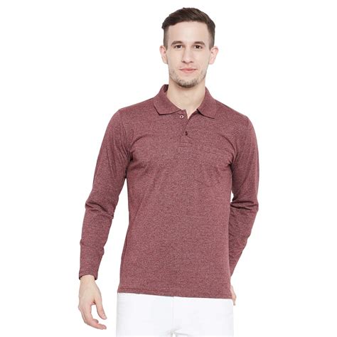 CAMEY Men's Classic Fit Polo T-Shirt (C-27_COFFEE-M_Coffee_Medium ...