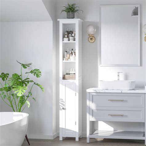 Amazon.com: 11X67'' Narrow Bathroom Storage Cabinet-Slim Tall Bathroom ...