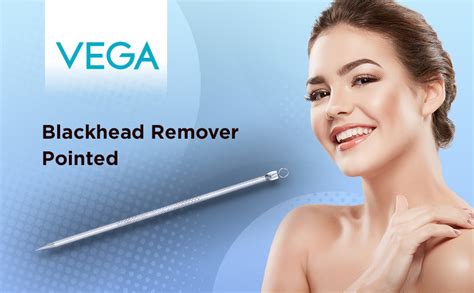 Vega Pointed Blackhead & Whitehead Remover Tool, Stainless Steel Acne ...