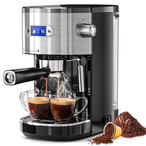 Snapklik.com : Kismile Espresso Machines 20-Bar,Professional Espresso Maker