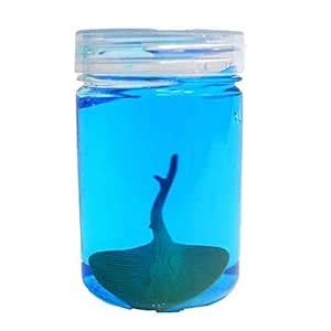 Buy TITATO (Pack of 2) Shark Tale Crystal Clear Clay Jelly Slime Putty ...