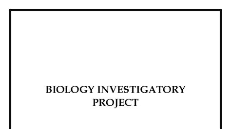 BIOLOGY INVESTIGATORY PROJECT: MENSTRUAL CYCLE ANALYSIS - Studocu