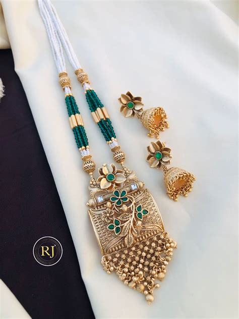Rajwadi Long Haram – Radhe jewellery