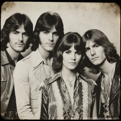 70s Rock Band Album Cover | Stable Diffusion Online