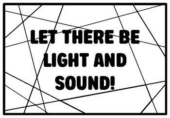 LET THERE BE LIGHT AND SOUND! Grade 1 Science Coloring Pages school ...
