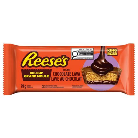 REESE'S BIG CUP with Chocolate Lava, 79g, REESE'S BIG CUP with ...