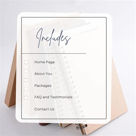 Wedding Officiant Website Template: Customizable Canva Design (digital ...