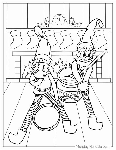 26 Elf On The Shelf Coloring Pages (Free PDF Printables) | Grinch ...