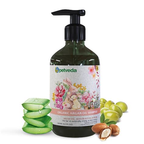 Buy P E T V E D A Love - Ayurvedic Argan Oil Shampoo for Dogs & Cats ...