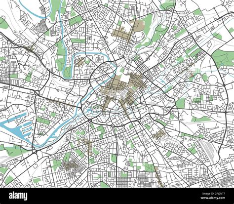 Urban city map manchester hi-res stock photography and images - Alamy