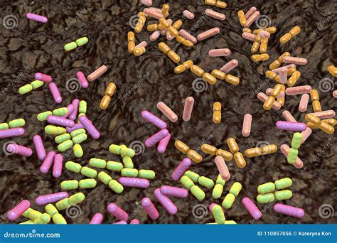 Soil Bacteria of Different Species Stock Illustration - Illustration of anaerobe, grampositive ...
