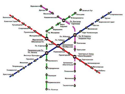 Метрополитен Минский: расписание поездов, карта, схема станций - Realt