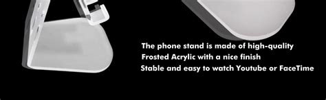 GOR® Acrylic Cell Phone Stand, Phone Dock : Cradle, Mobile Holder ...