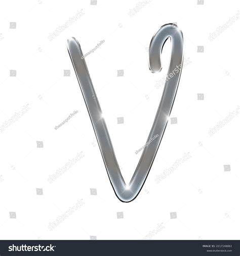 Letter V In Cursive