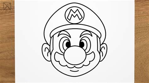 How to draw SUPER MARIO step by step, EASY | How to draw mario, Easy ...
