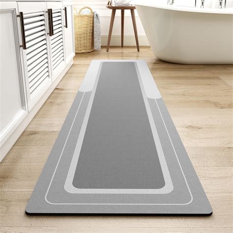 Amazon.com: MontVoo-Bath Mat Runner Long Bathroom Mat Rug Non Slip ...