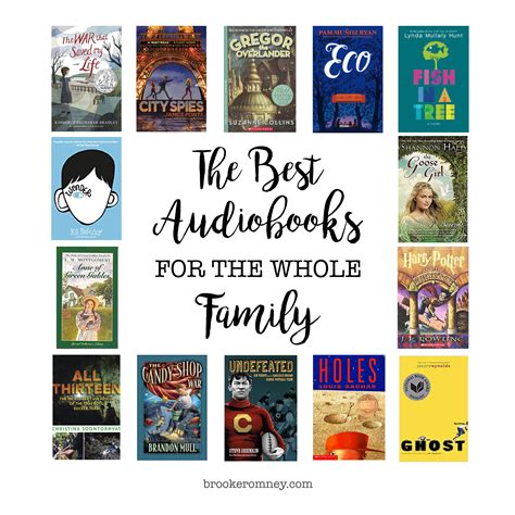 The Best Audiobooks for the Whole Family - Brooke Romney Writes