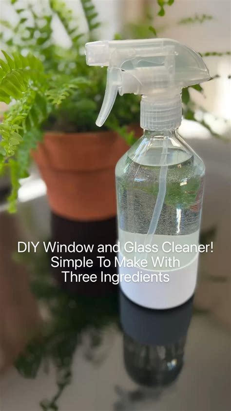 How to make homemade glass cleaner – Artofit