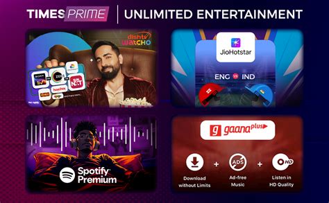 Times Prime Membership – Access 13+ OTTs including Watcho (ZEE5 or Sun ...