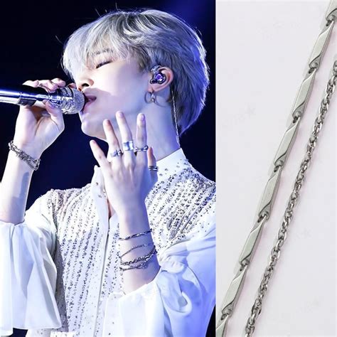 2type BTS JIMIN ジミン着用モデル シルバーチェーンブレスレット | 日本未入荷アクセサリー Leadhope