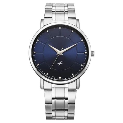 Fastrack Stunners X Quartz Analog Blue Dial Stainless Steel Strap Watc ...