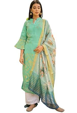 Buy Ruhak Kurta Set 0021 (1, Large) Green at Amazon.in
