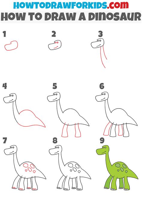 Image result for Dinosaur Drawing Tutorial