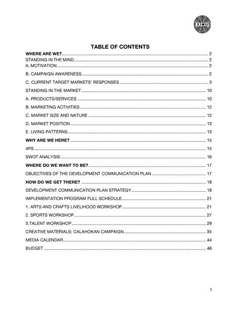 Communication Development Plan Examples 的图像结果