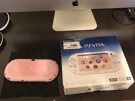Consolevariations - Sony PS Vita Slim Pink and White Console ...
