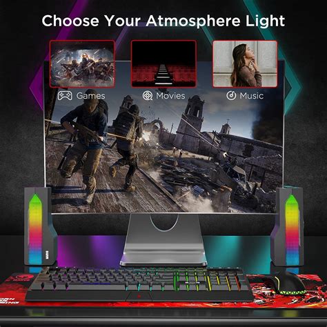 Buy Computer Speakers, MARVO RGB Desktop Speakers, 2.0 Channel PC ...