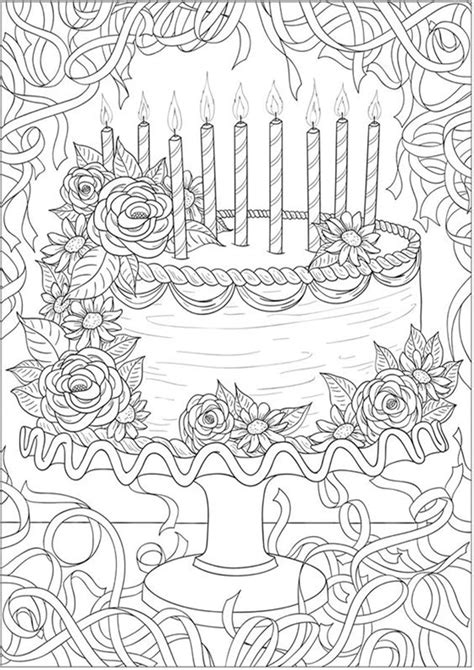 Printable Birthday Coloring Pages