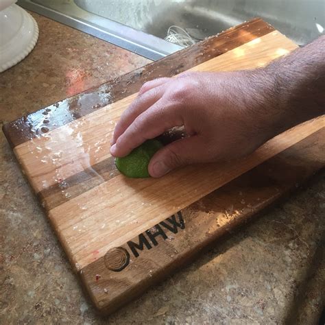 best way to clean all wooden cutting boards