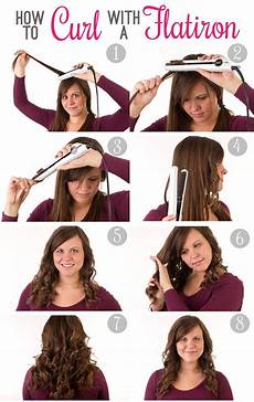 How To Straighten Hair With Curling Iron by Style A Curly Hair With Your Flat Iron Pretty Designs How To Straighten Hair With Curling Iron