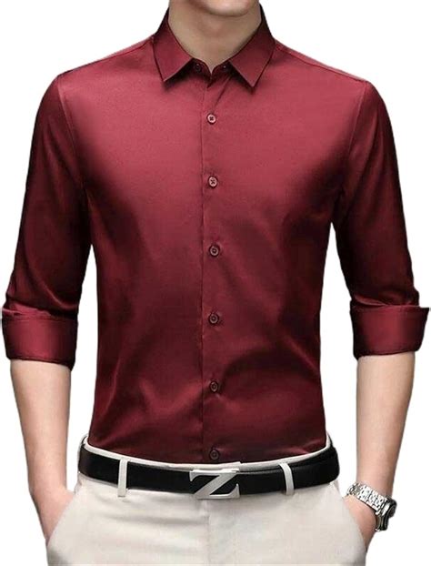 Green Mens Dress Shirt