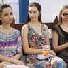 (L-R)Frusi, Nika and Olga during 'Hyundai Sonata Ambassadors Cup' polo ...