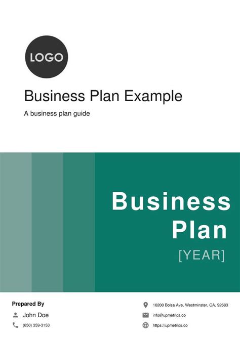 Business Operational Plan Cover Page Sample 的图像结果