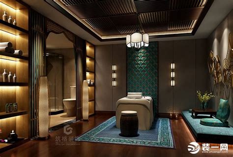 意念足浴店设计案例-杭州众策装饰装修公司