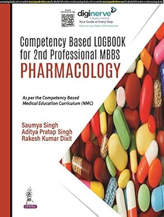 Buy Compentency Based Logbook for 2nd Professional MBBS - Pharmacology ...