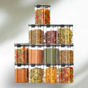 ecomet Plastic Grocery Container - 1100 ml Price in India - Buy ecomet ...