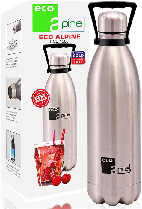 Borosil Hydra Bolt 1500 ml Stainless Steel Water Bottle | Double Wall ...