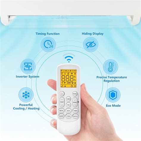 LEADZM 9,000 BTU Mini Split AC/Heating System with India | Ubuy
